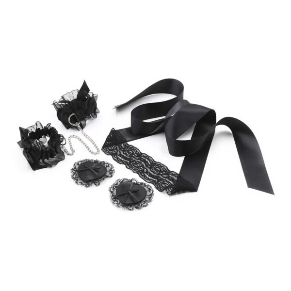 Conjunto de lencería bondage de encaje Lace Me Up – Crushious