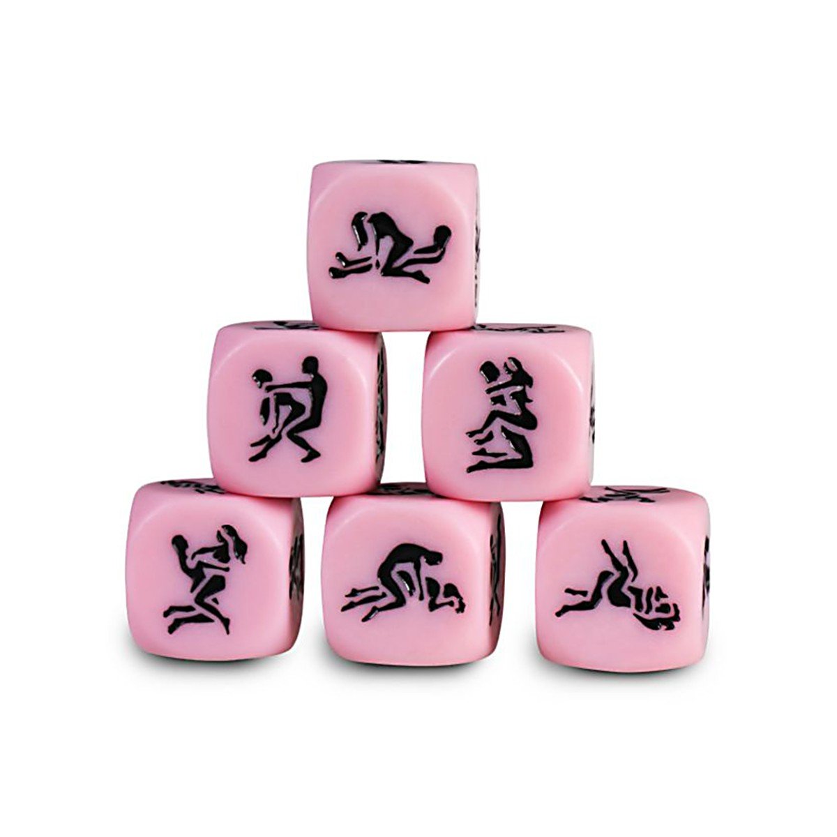 Dado de posturas sexuales rosa