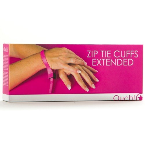 Esposas de brida desechables Zip Tie Cuffs rosas – Ouch!