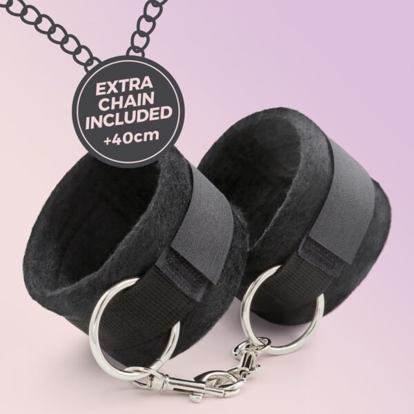 Esposas de velcro con cadena extra 40 cm Tough Love – Crushious