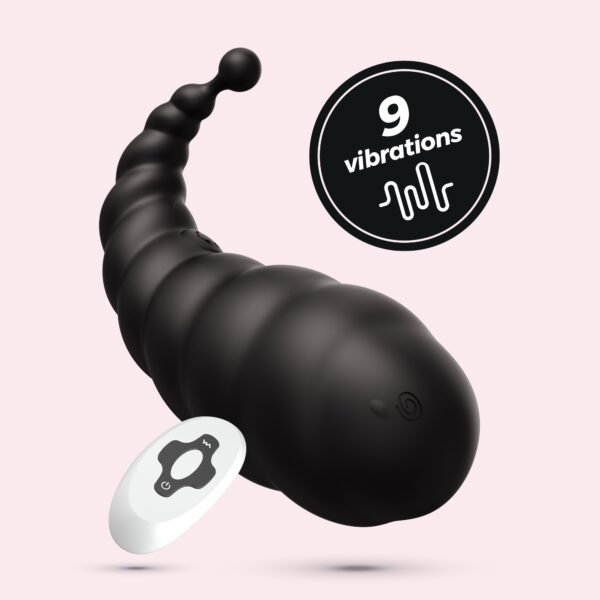 Huevo vibrador con mando a distancia Cocoon negro – Crushious