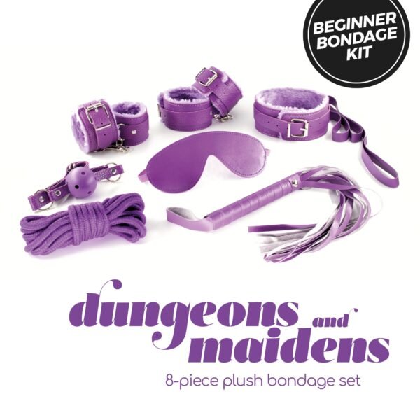 Kit BDSM Dungeons & Maidens morado – Crushious