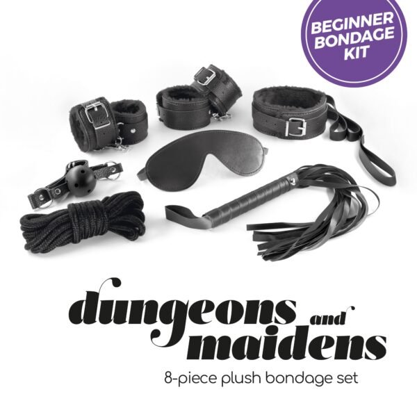 Kit BDSM Dungeons & Maidens negro – Crushious