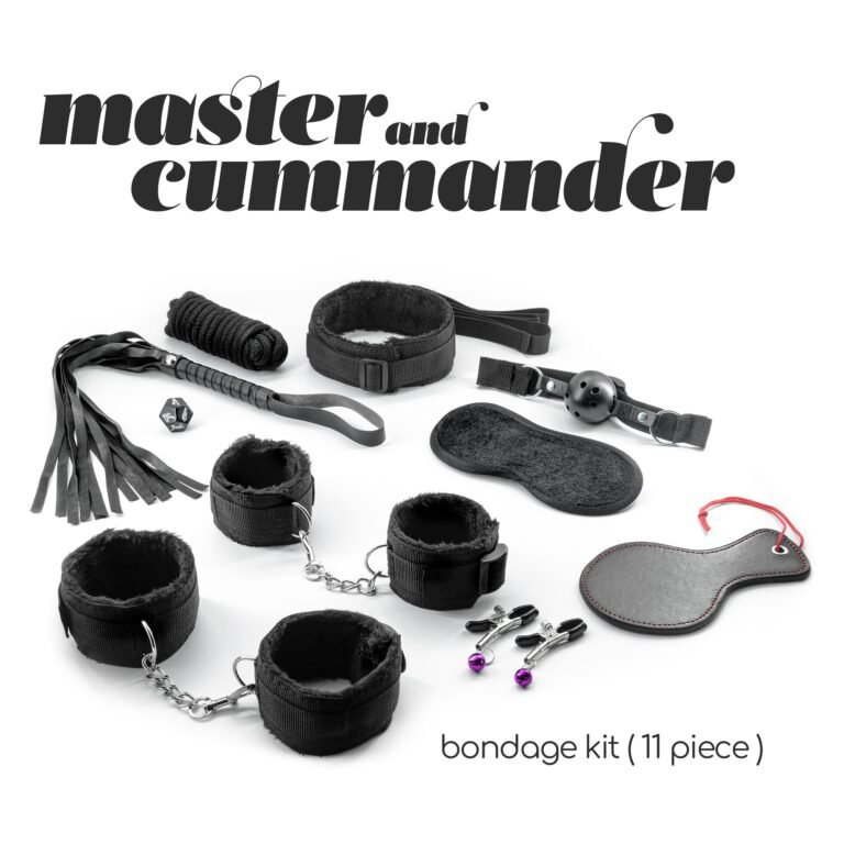 Kit bondage 11 piezas Master & Cummander – Crushious