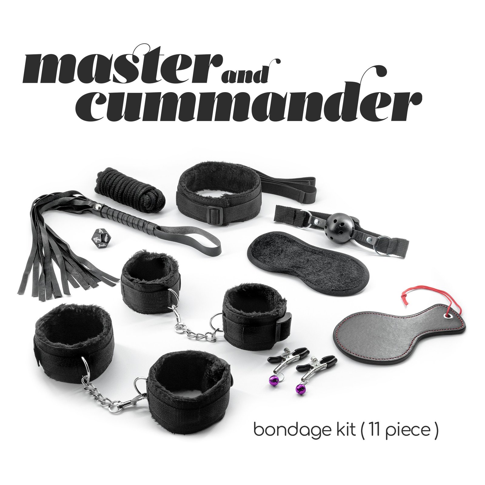 Kit bondage 11 piezas Master & Cummander – Crushious