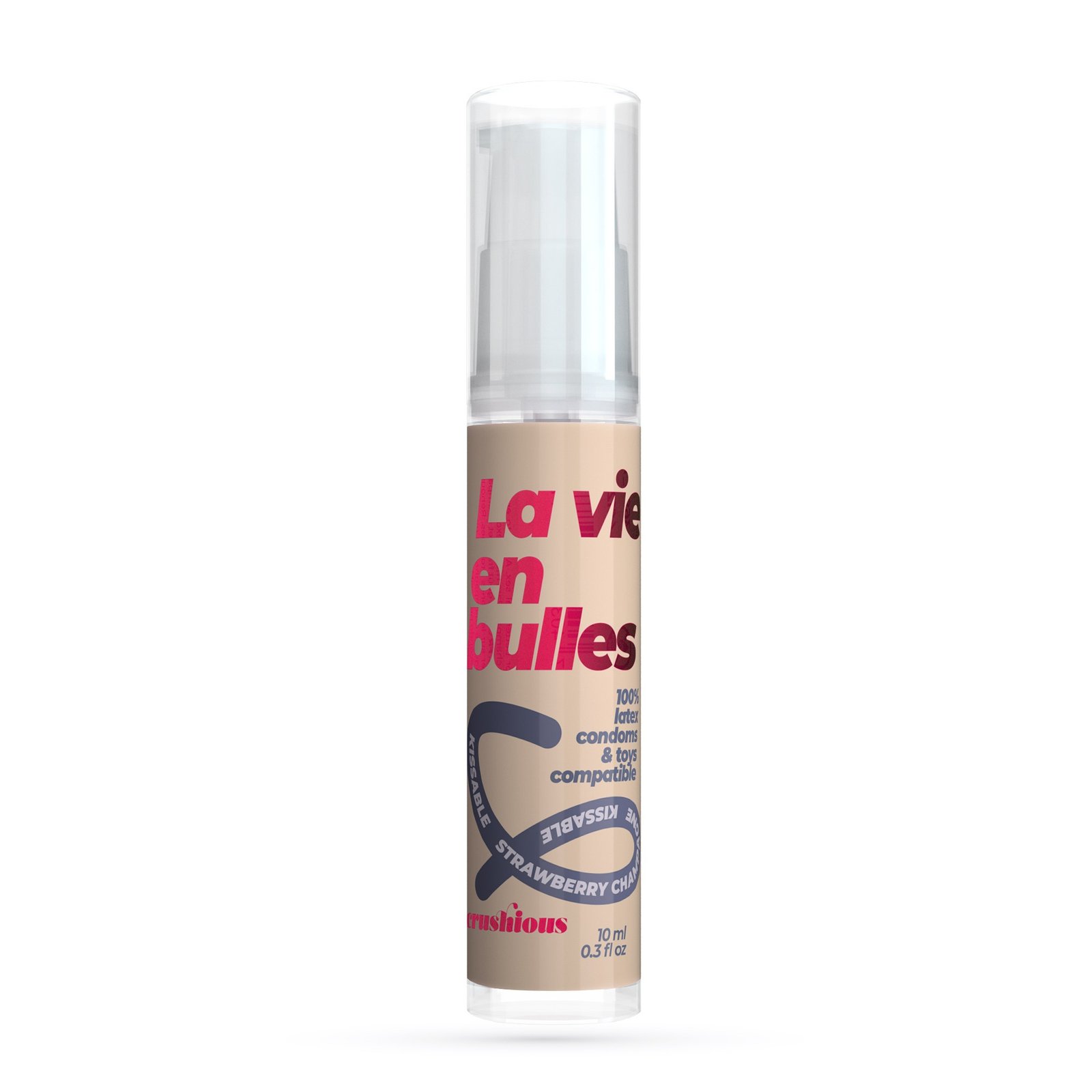 Lubricante sabor fresa y champán Steal My Kisses 10 ml – Crushious
