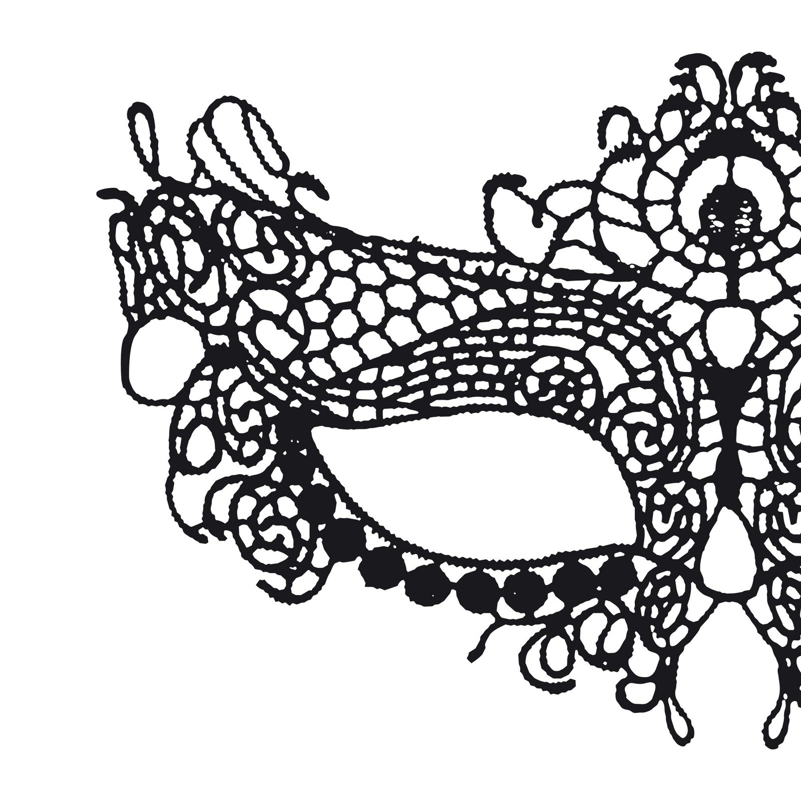 Máscara veneciana de encaje Mystica – Crushious