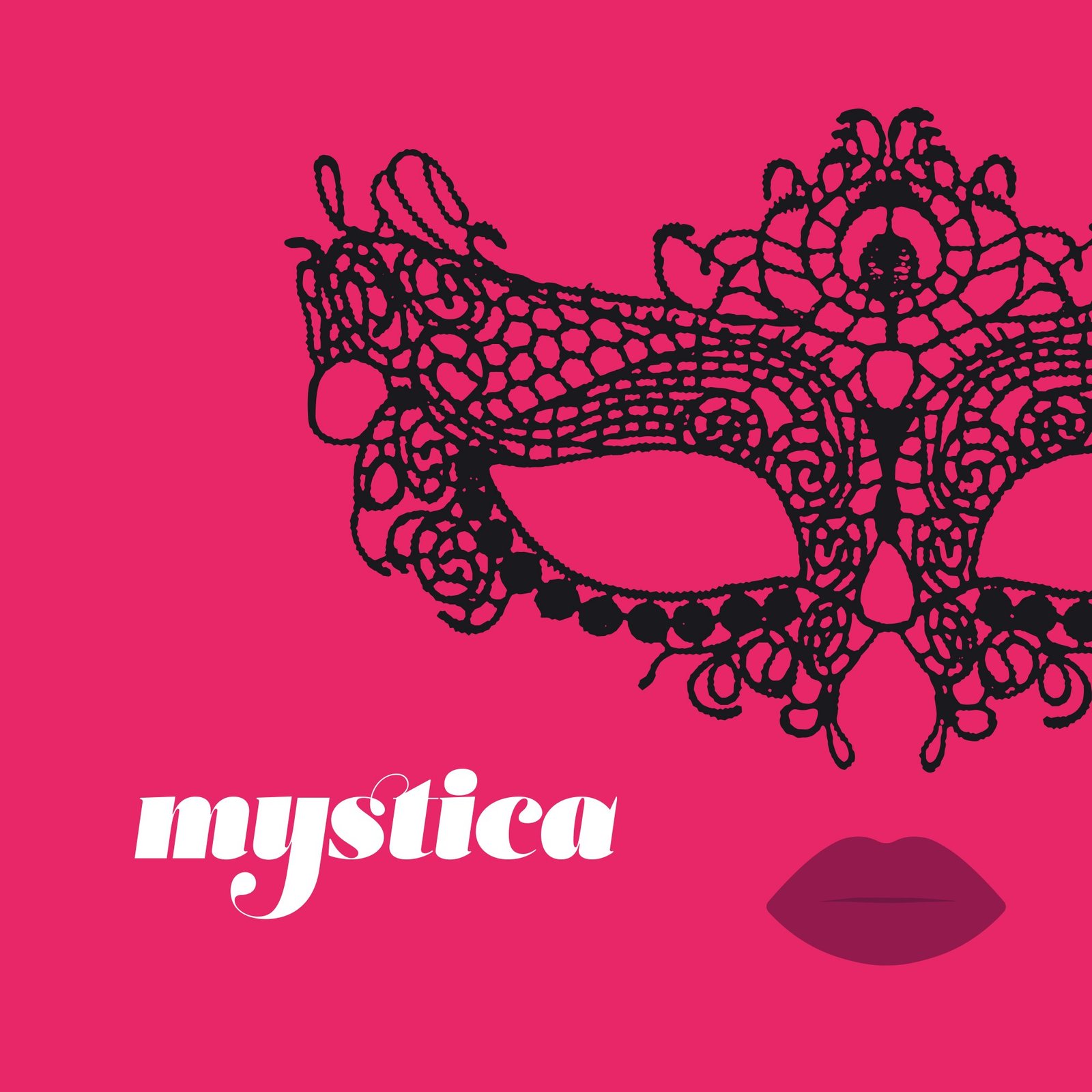 Máscara veneciana de encaje Mystica – Crushious