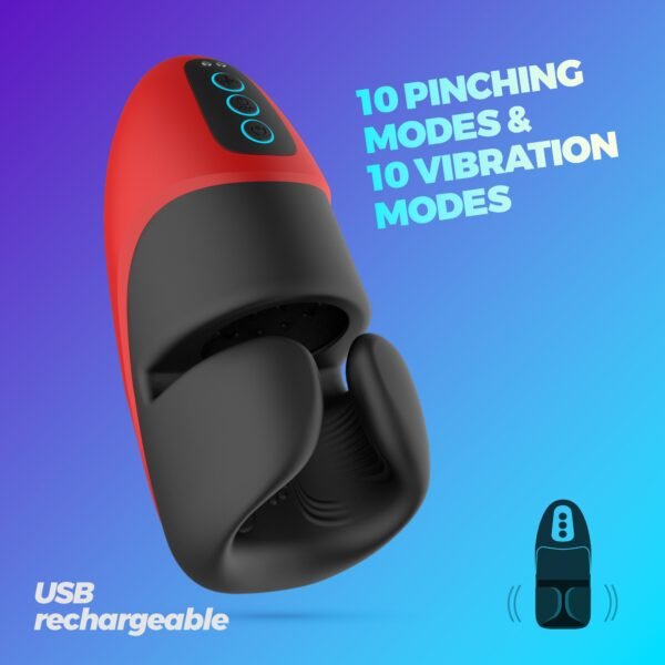 Masturbador automático con presión Pancho – Crushious