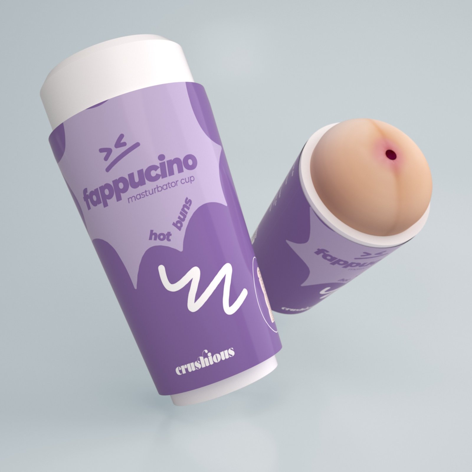 Masturbador masculino portátil Fappucino Hot Buns – Crushious