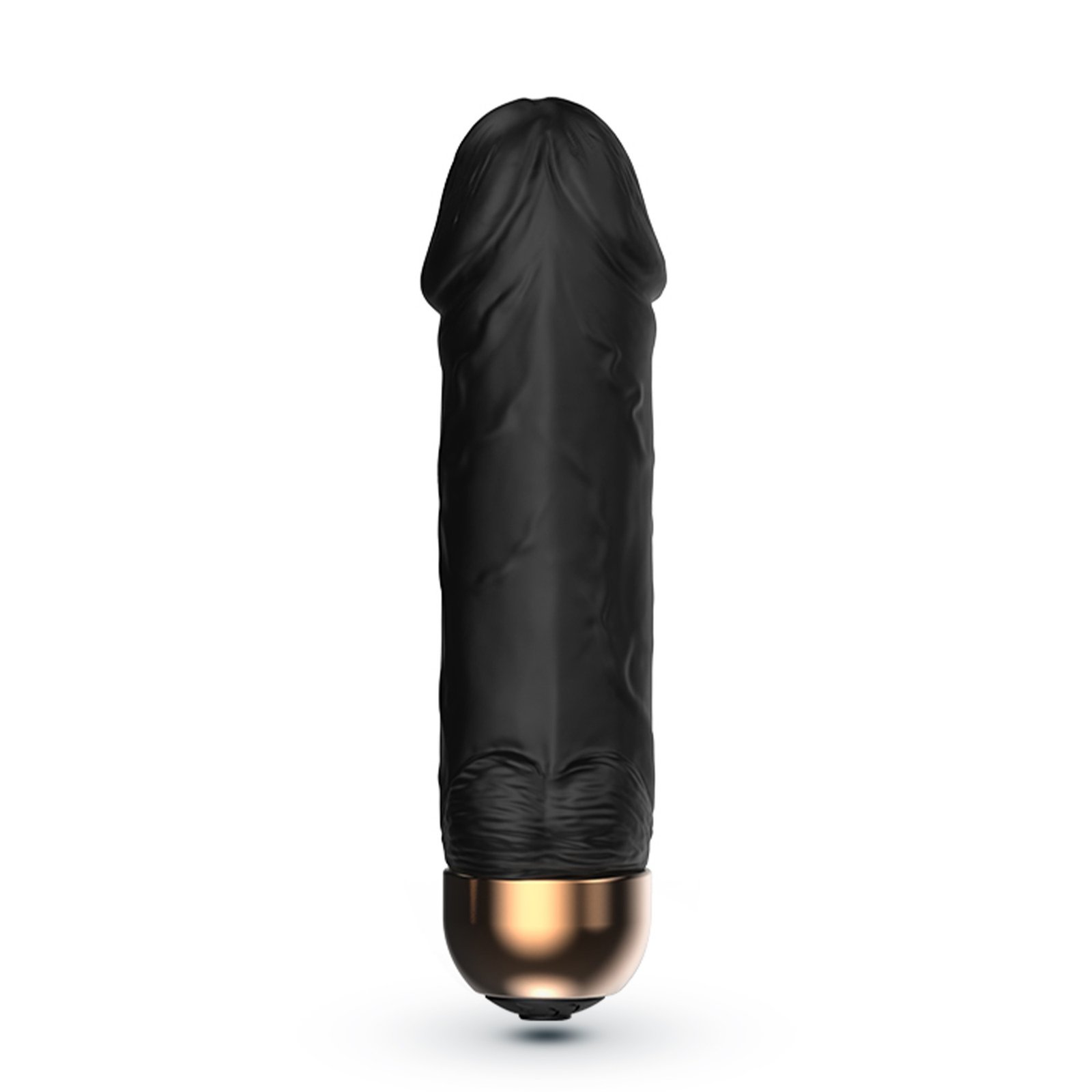 Mini vibrador realista de bala Weenie negro – Crushious
