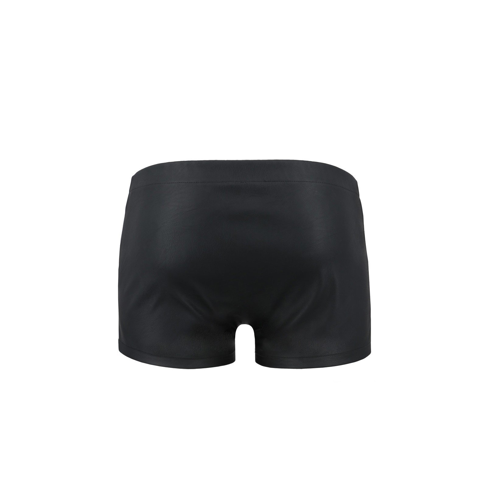 Pantalón corto de polipiel David negro – Passion