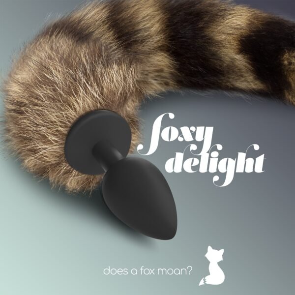 Plug anal con cola de zorro Foxy Delight – Crushious