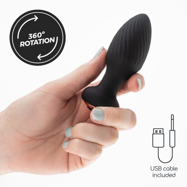 Plug anal giratorio con mando Twister – Crushious