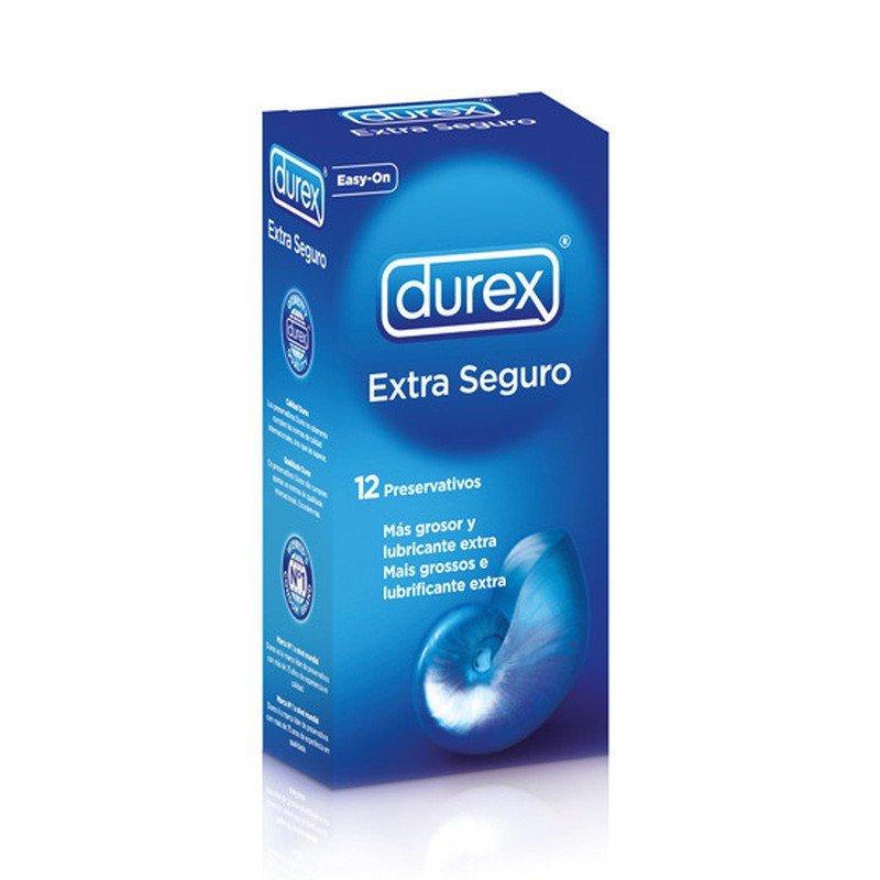 Preservativos Durex Extra Seguros, caja de 12