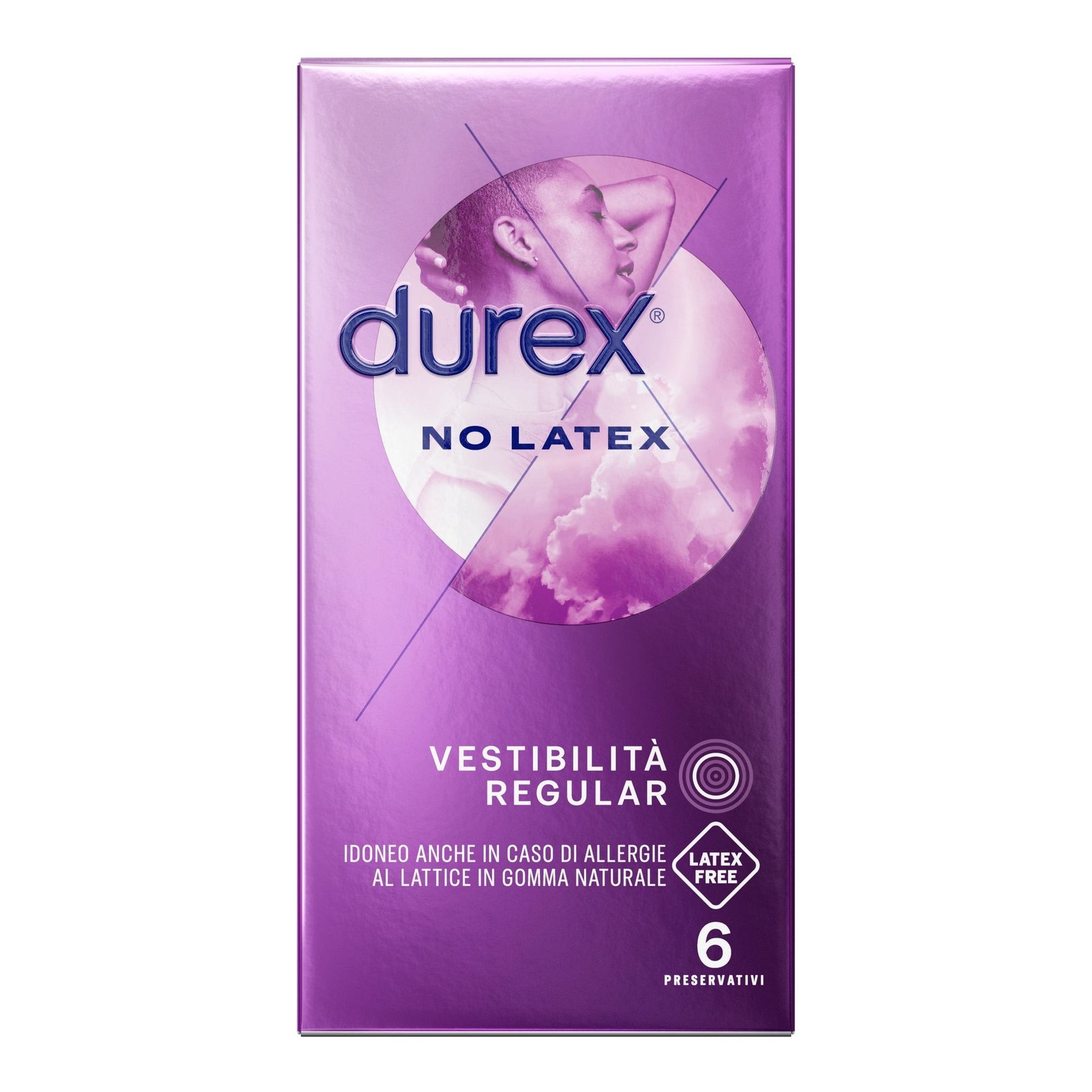 Preservativos sin látex Durex, 6 unidades