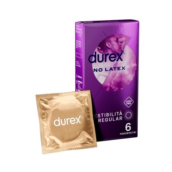 Preservativos sin látex Durex, 6 unidades