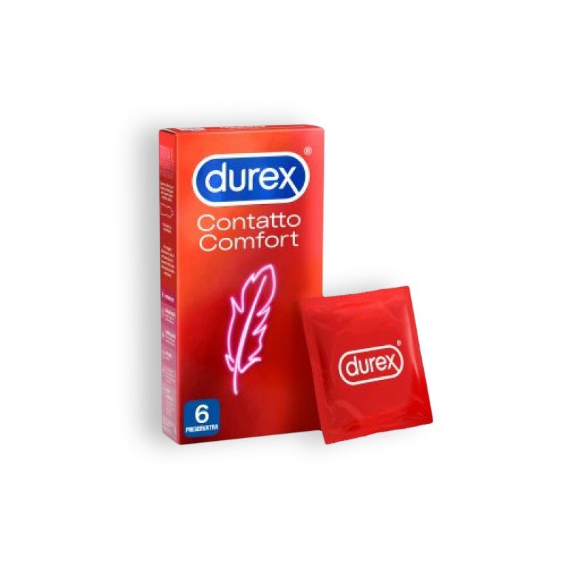 Preservativos ultrafinos Durex Contatto Comfort, 6 unidades