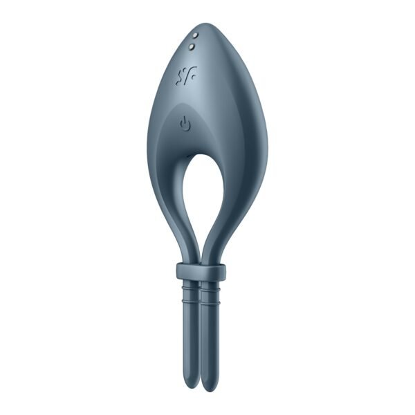 Satisfyer Bullseye anillo vibrador con app azul