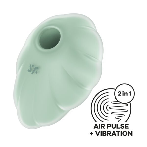 Satisfyer Cloud Dancer succionador y vibrador menta