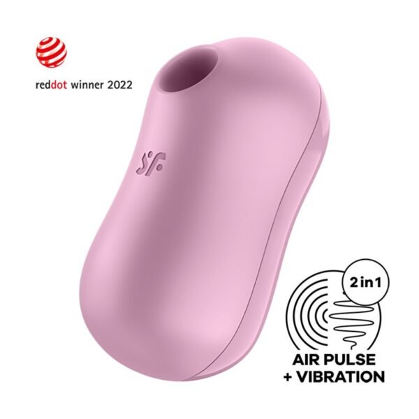 Satisfyer Cotton Candy vibrador con ondas de presión lila