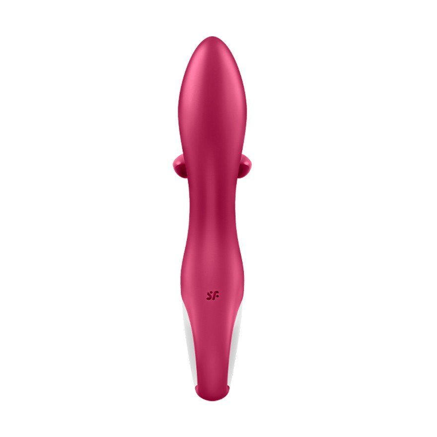 Satisfyer Embrace Me vibrador conejo rojo