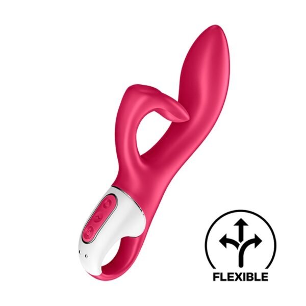 Satisfyer Embrace Me vibrador conejo rojo