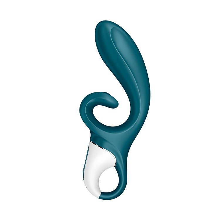 Satisfyer Hug Me vibrador conejo con app verde