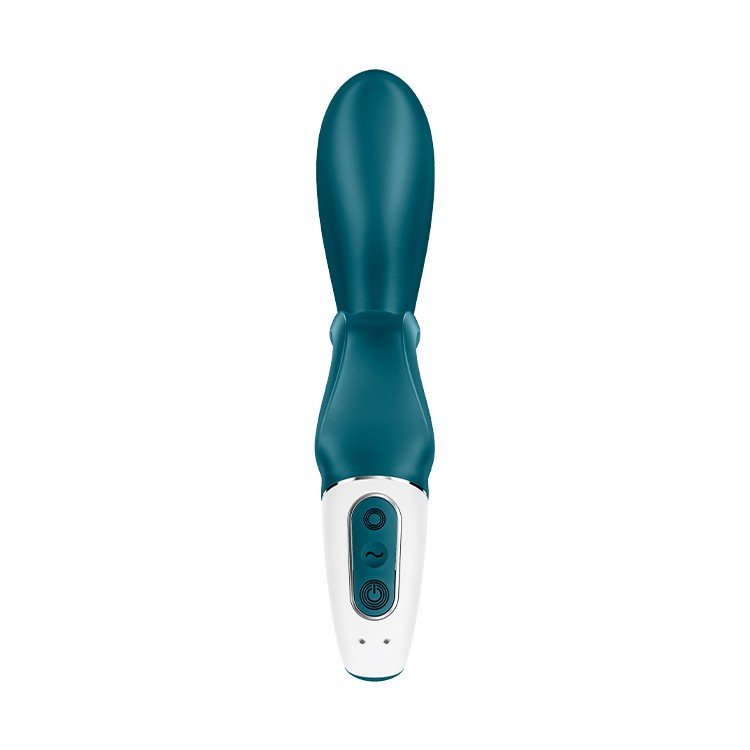 Satisfyer Hug Me vibrador conejo con app verde