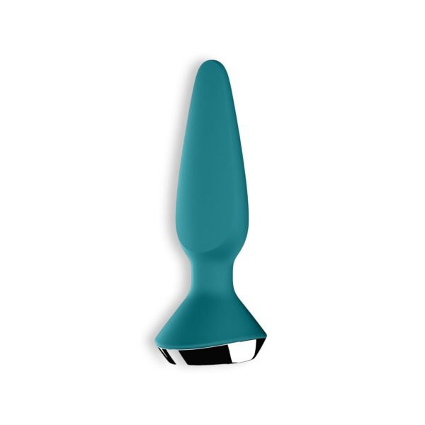 Satisfyer Plug-ilicious 1 plug anal vibrador turquesa