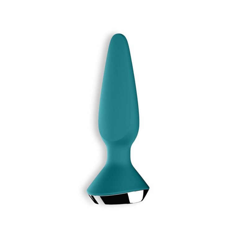 Satisfyer Plug-ilicious 1 plug anal vibrador turquesa