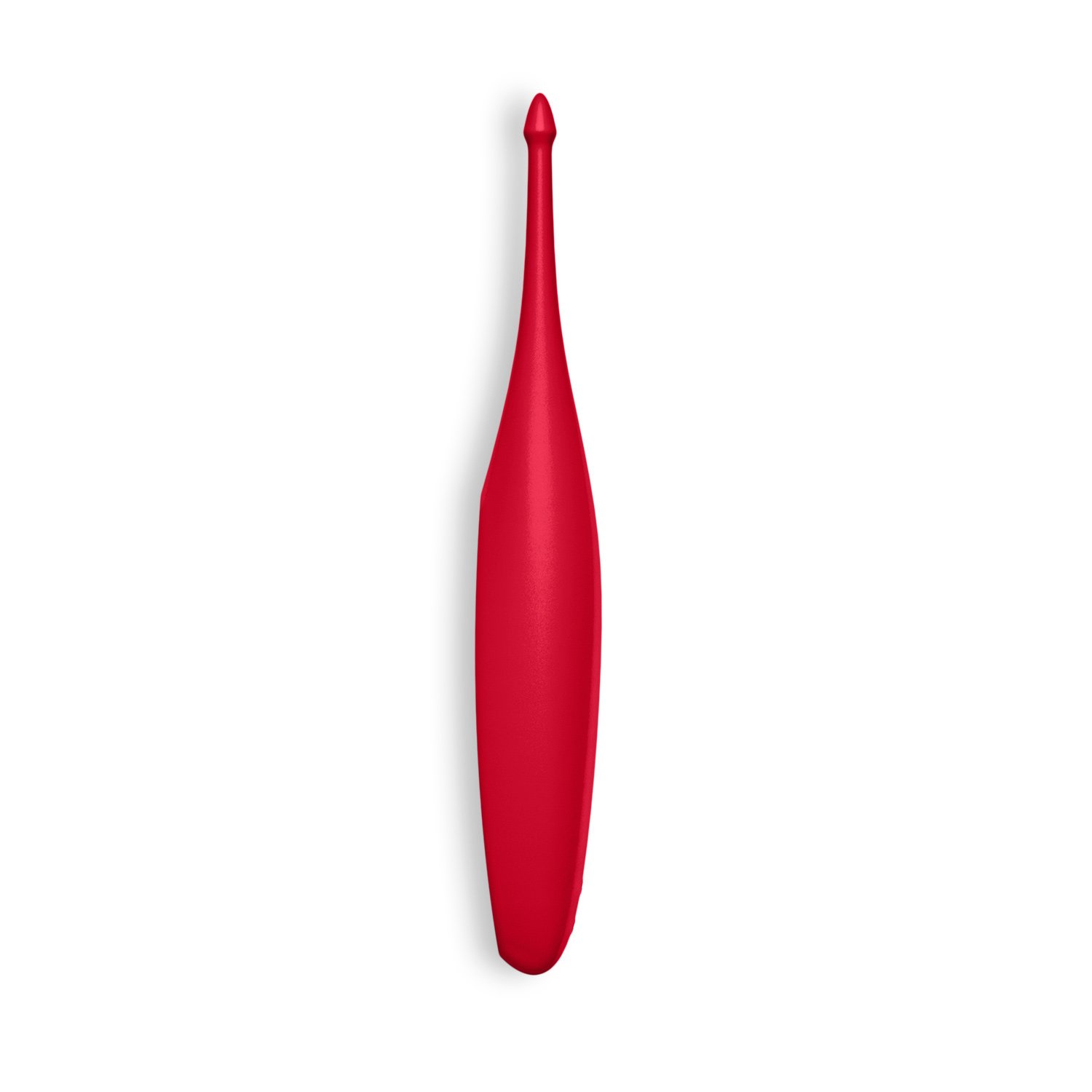 Satisfyer Twirling Fun vibrador de punta cónica rojo