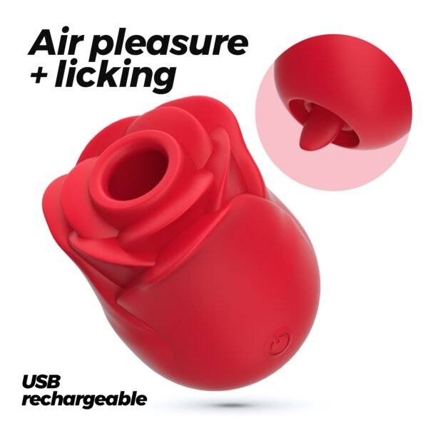 Succionador rosa con lengua Rosita – Crushious