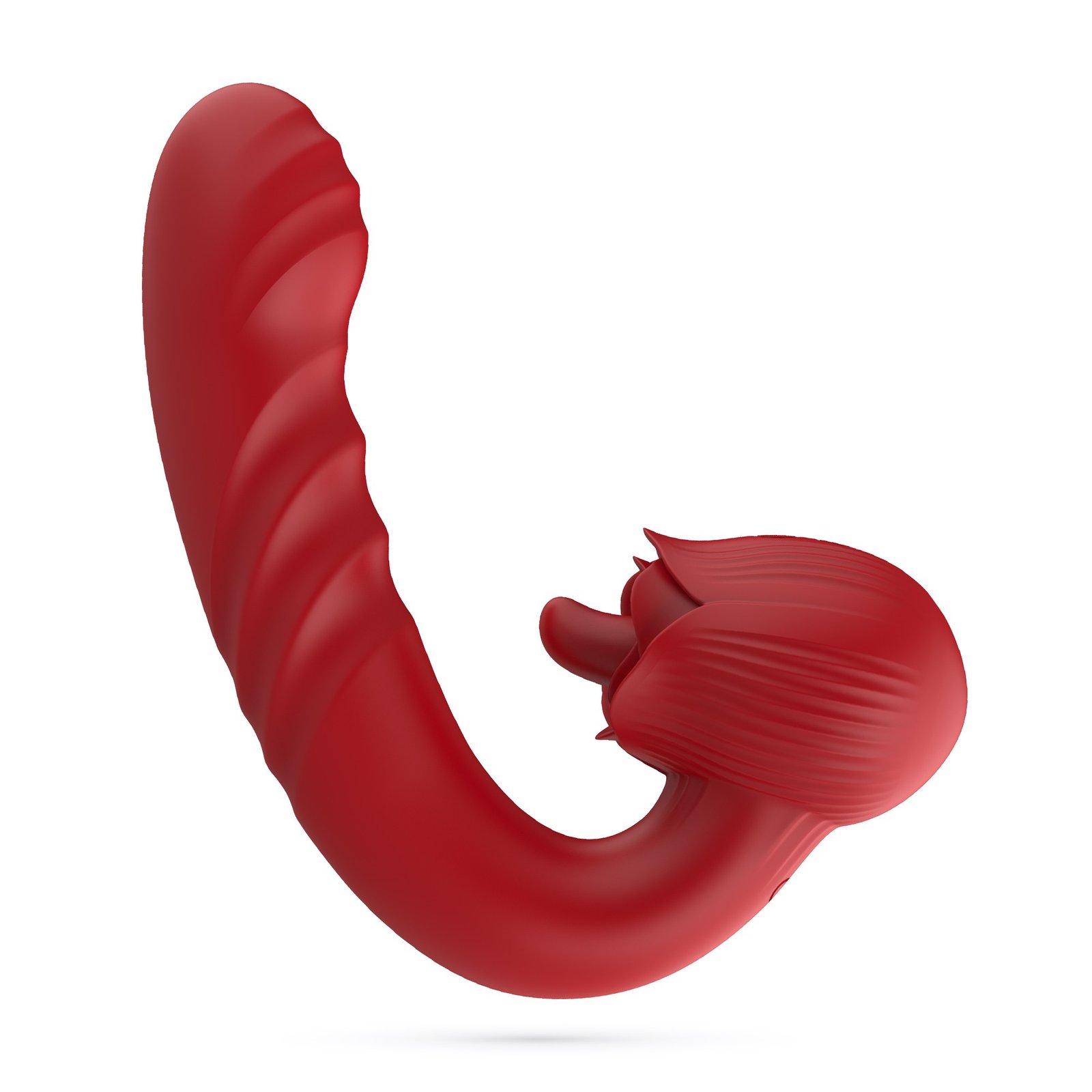 Vibrador conejo Osiria con lengua y movimiento de empuje – Crushious